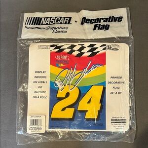 Jeff Gordon NASCAR Decorative Flag